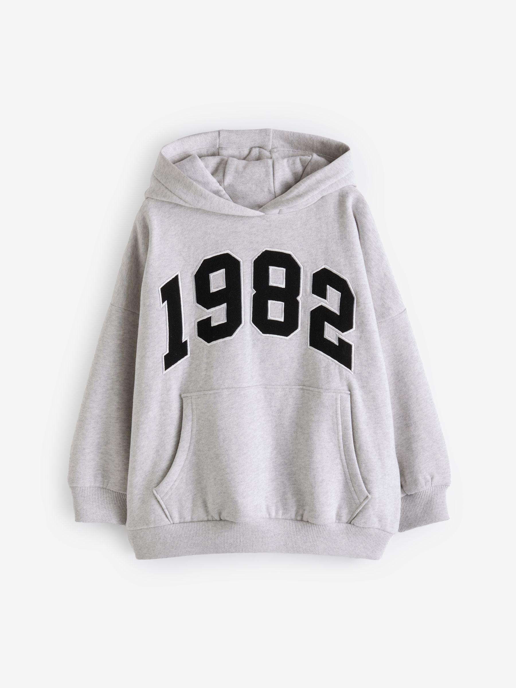 Buy Grey Marl Slogan Hoodie 3 16yrs from Next Austria