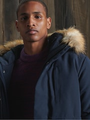 Superdry Blue Everest Bomber Jacket - Image 3 of 4
