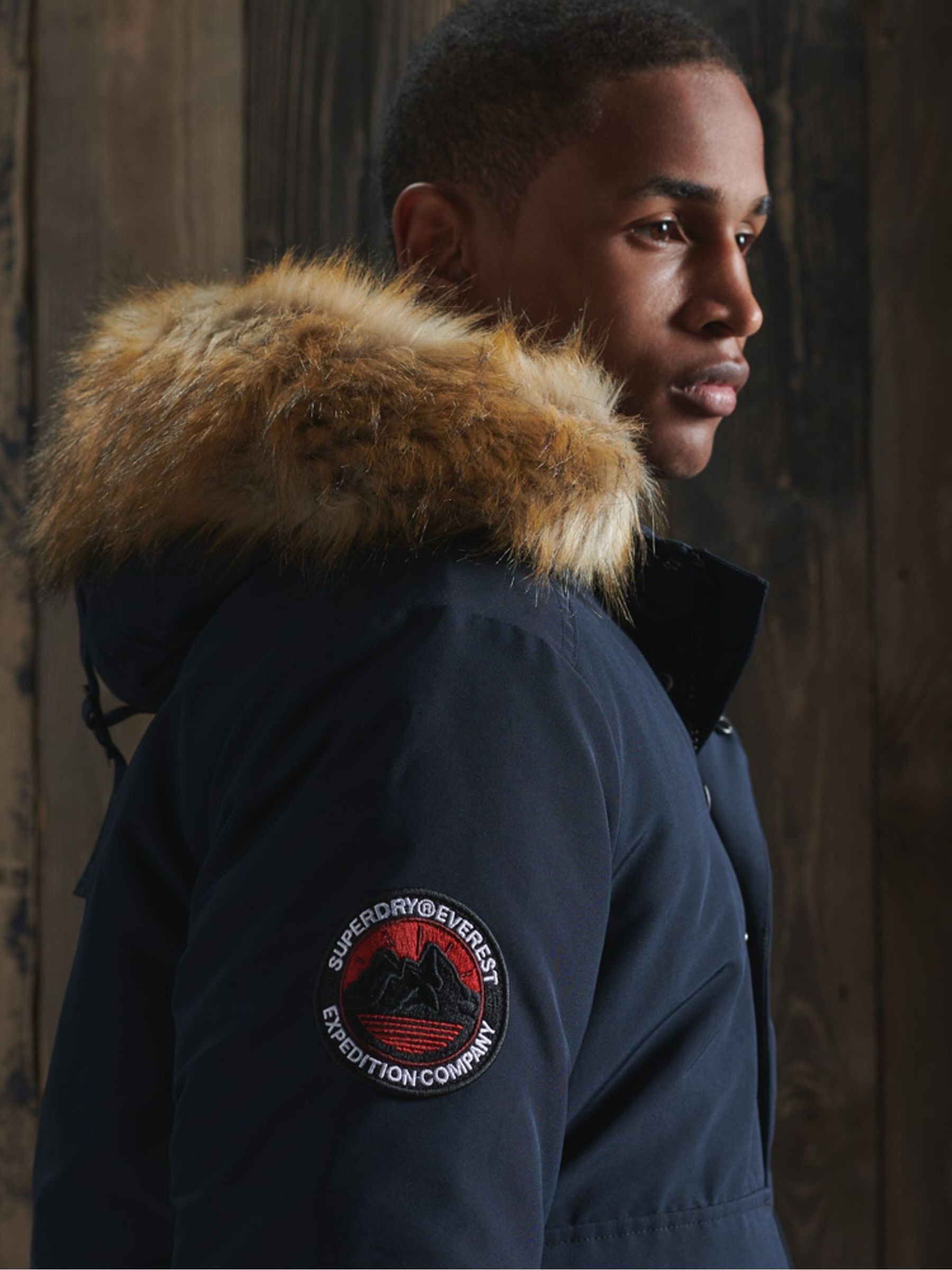 Buy Superdry Blue Everest Bomber Jacket from Next Oman