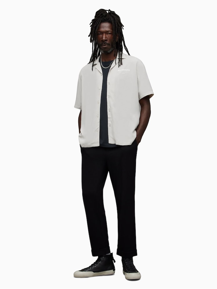AllSaints Natural Underground Short Sleeve Shirt - Image 1 of 6
