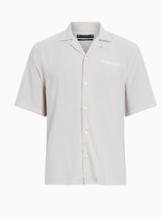 AllSaints Natural Underground Short Sleeve Shirt - Image 6 of 6