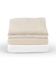 Cuddleco Cashmere Waffle Universal Crib/Co Sleeper Bedding Set - Image 2 of 7