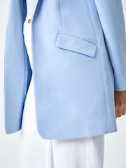 Roman Blue Longline Blazer Jacket - Image 4 of 5