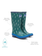 Muddy Puddles Green Puddlestomper Wellies - Image 3 of 3