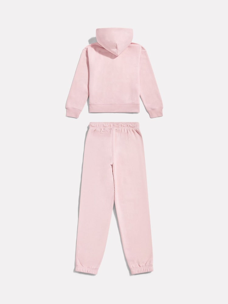 New Balance Pink Full Zip Hoodie & Joggers Set - Image 2 of 3 New Balance Pink Full Zip Hoodie & Joggers Set - Image 2 of 3