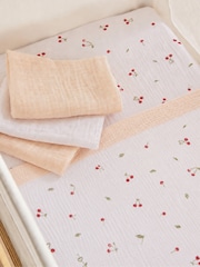 Cuddleco Ditsy Cherry Universal Crib/Co Sleeper Bedding Set - Image 1 of 7