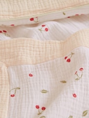 Cuddleco Ditsy Cherry Universal Crib/Co Sleeper Bedding Set - Image 6 of 7