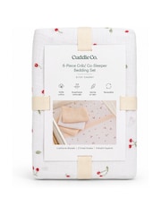 Cuddleco Ditsy Cherry Universal Crib/Co Sleeper Bedding Set - Image 7 of 7