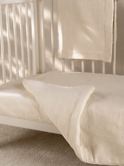 Cuddleco Cashmere Waffle Cot Bed Quilt Baby Essential - Image 1 of 5