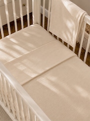 Cuddleco Cashmere Waffle Cot Bed Quilt Baby Essential - Image 4 of 5