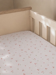 Cuddleco 4 Piece Ditsy Cherry Cot Bed Bedding Set - Image 3 of 8