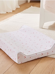 Cuddleco Ditsy Cherry Wedge Changing Mat - Image 4 of 6
