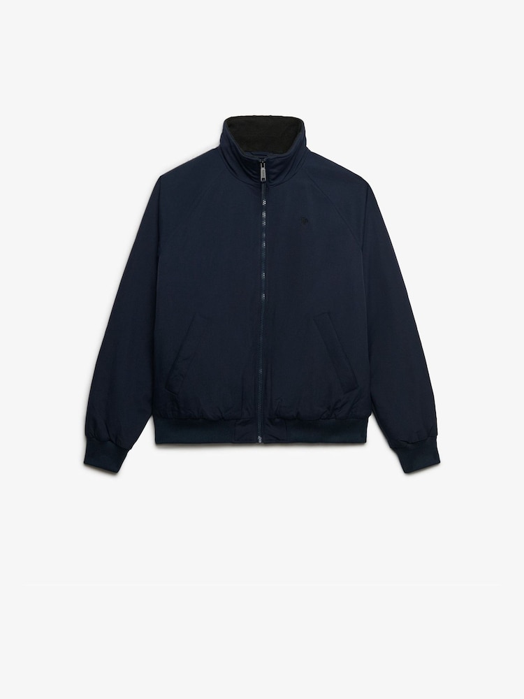 Superdry Blue City Fleece Lined Jacket - Image 7 of 7 Superdry Blue City Fleece Lined Jacket - Image 7 of 7