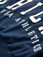 Navy Slogan Sweatshirt (3-16yrs) - Image 7 of 7