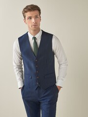 Joules Suit: Slim Fit Waistcoat - Image 1 of 5
