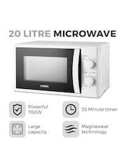 Tower White 20L 700W Microwave - Image 2 of 8