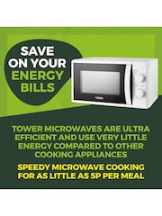 Tower White 20L 700W Microwave - Image 3 of 8