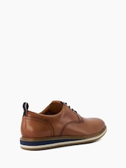 Dune London Brown Standard Fit Blaksley Plain Toe Hybrid Sole Shoes - Image 4 of 6
