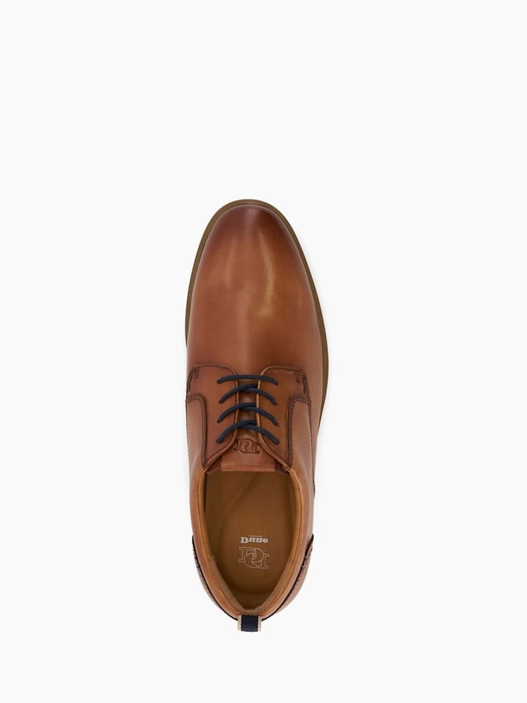 Dune London Brown Standard Fit Blaksley Plain Toe Hybrid Sole Shoes - Image 5 of 6