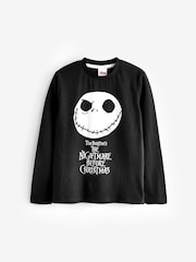 Vanilla Underground Black Disney The Nightmare Before Christmas Kids Long Sleeve Long Leg 100% Cotton Pyjamas Set - Image 2 of 4