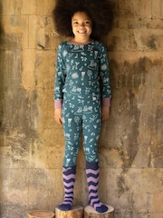 Muddy Puddles Green Thermal Baselayer Leggings - Image 1 of 4