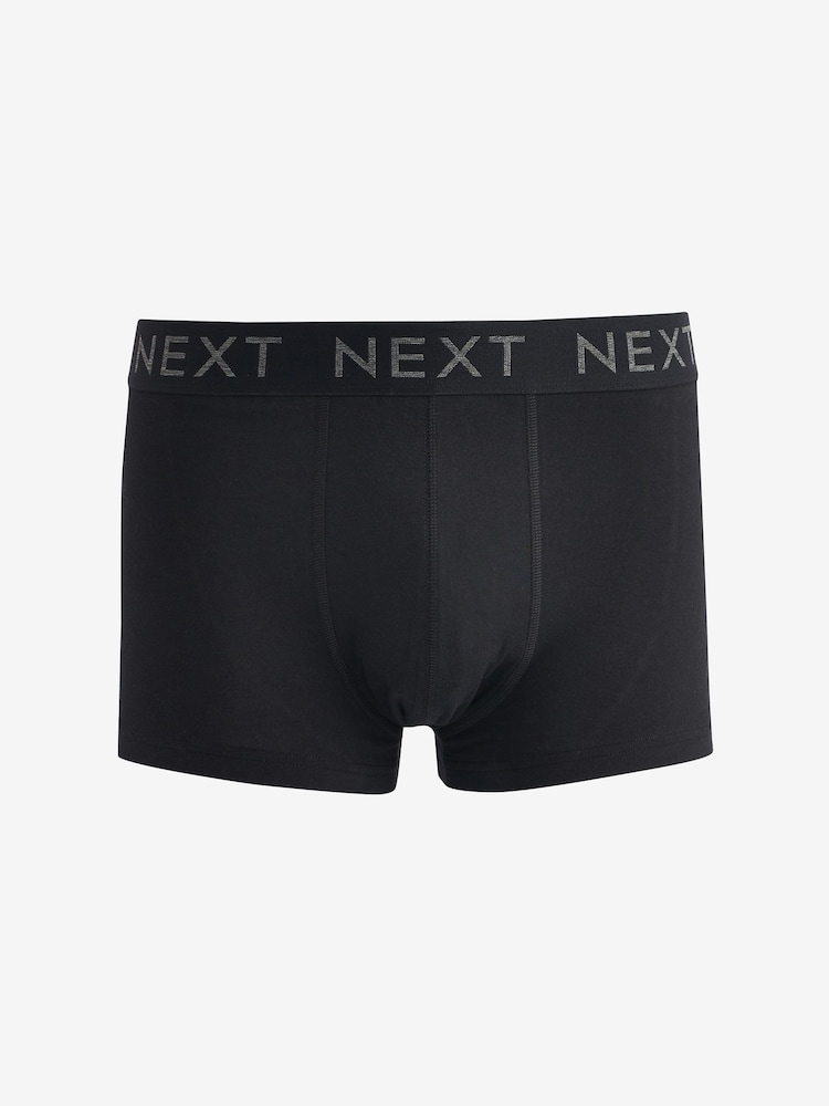 Black 4 Pack Hipster Boxers - Image 10 of 10 Black 4 Pack Hipster Boxers - Image 10 of 10