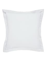 Bedeck of Belfast White 300 Thread Count Square Pillowcase - Image 2 of 2