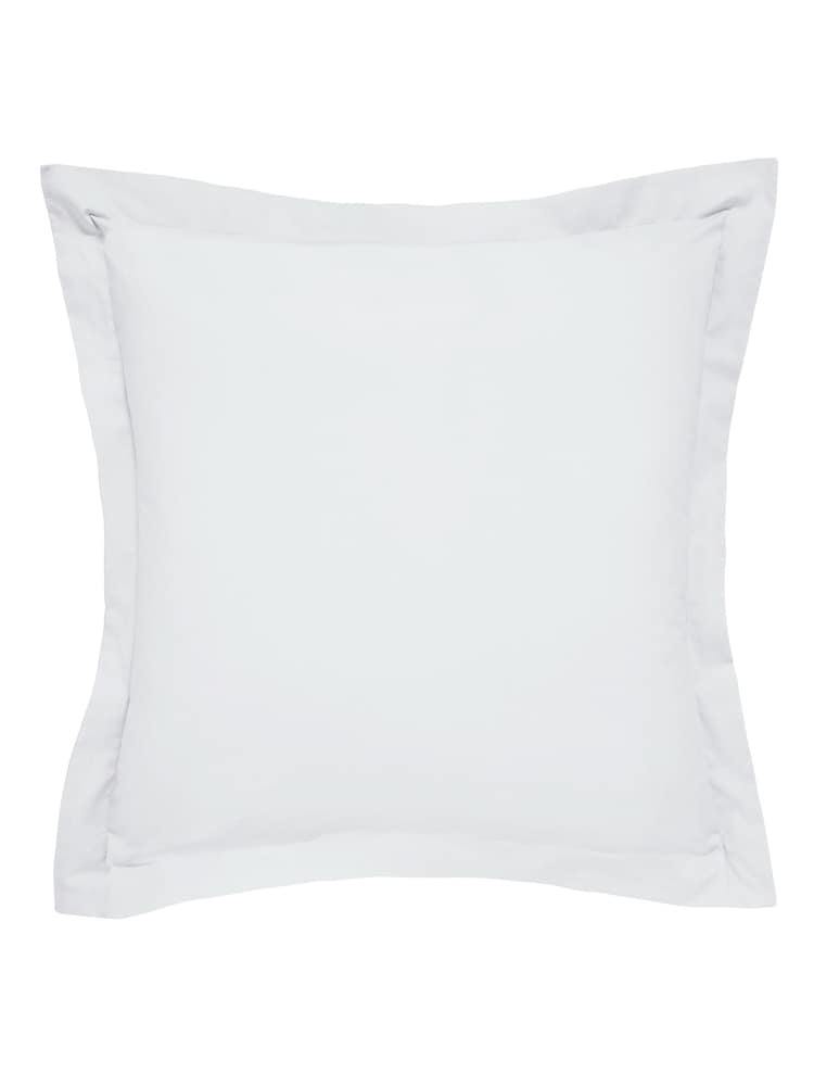 Bedeck of Belfast White 300 Thread Count Square Pillowcase - Image 2 of 2