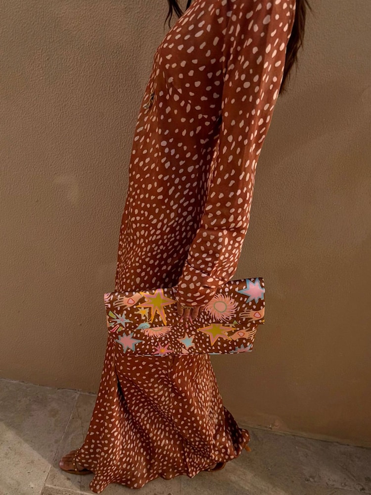 Never Fully Dressed Brown Fawn Soho Dress - Image 4 of 4 Never Fully Dressed Brown Fawn Soho Dress - Image 4 of 4