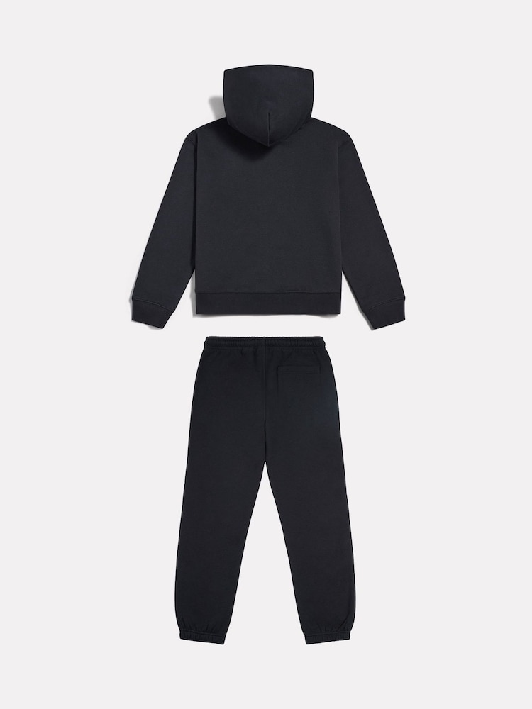 New Balance Black Full Zip Hoodie & Joggers Set - Image 2 of 3 New Balance Black Full Zip Hoodie & Joggers Set - Image 2 of 3