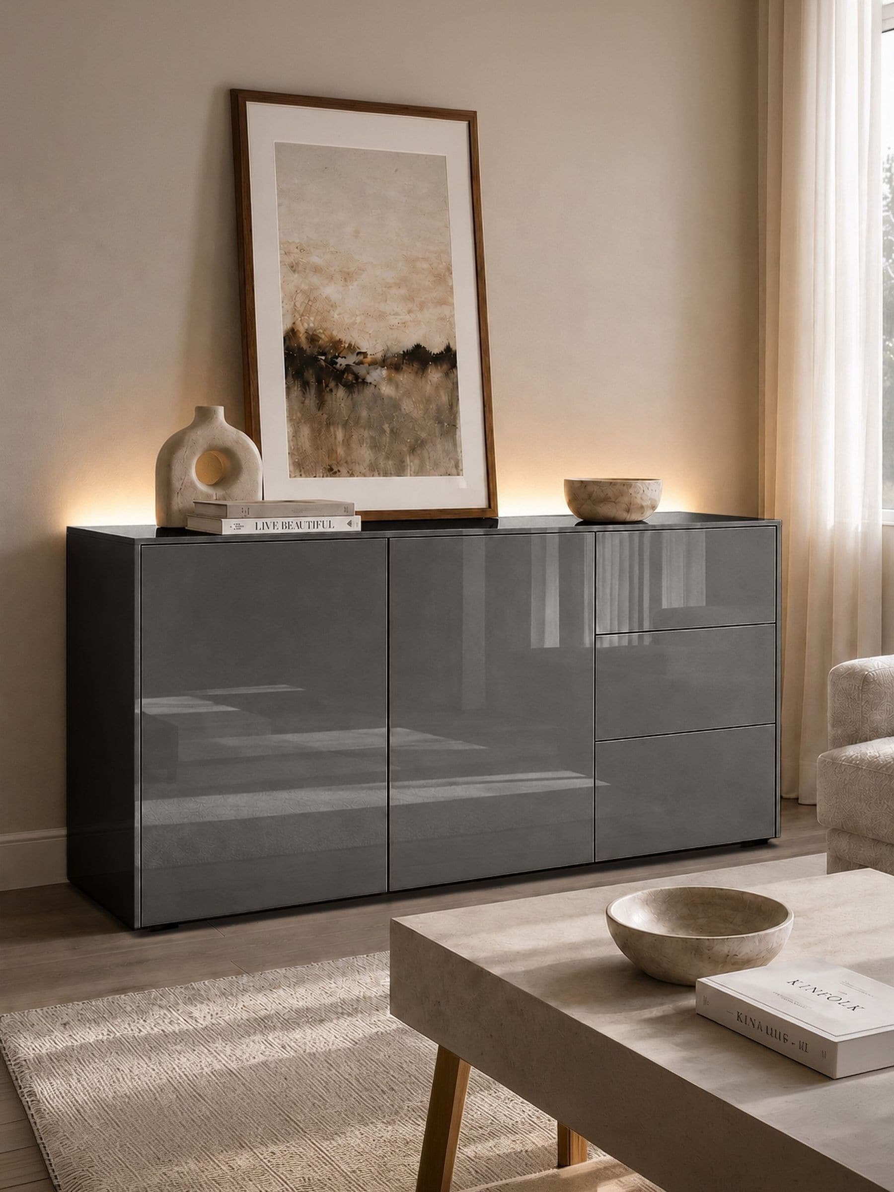Rackhams Grey Frank Olsen Intel Sideboard - Image 2