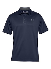 Under Armour Navy/Grey Golf Tech Polo Shirt - Image 5 of 6