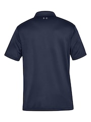 Under Armour Navy/Grey Golf Tech Polo Shirt - Image 6 of 6