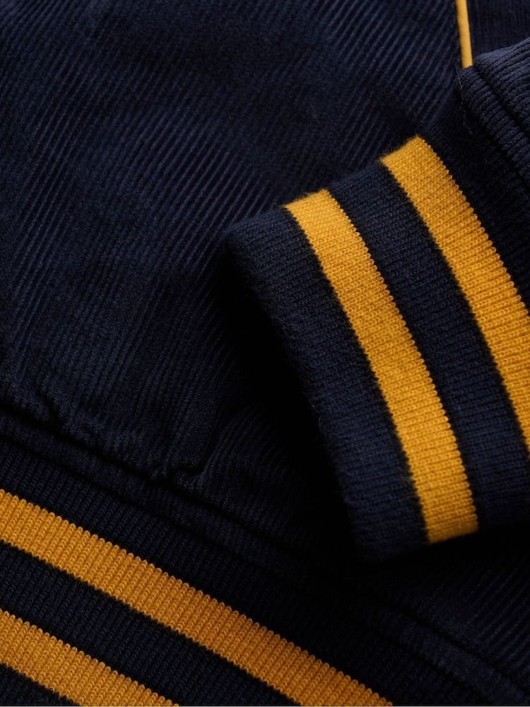 Superdry Blue Cord Varsity Bomber Jacket - Image 7 of 7