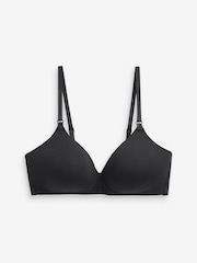 Black/White/Pastel Rose Nude Pad Non Wire Nursing Cotton Blend Ultimate Comfort Bras 3 Pack B-G - Image 8 of 9