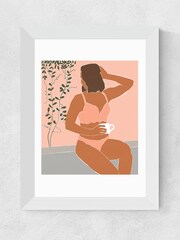 East End Prints Brown Morning Coffee Print by 83 Oranges - Image 1 of 4