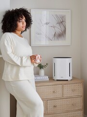 Beurer White Compact Ionic Air Purifier - Image 3 of 5