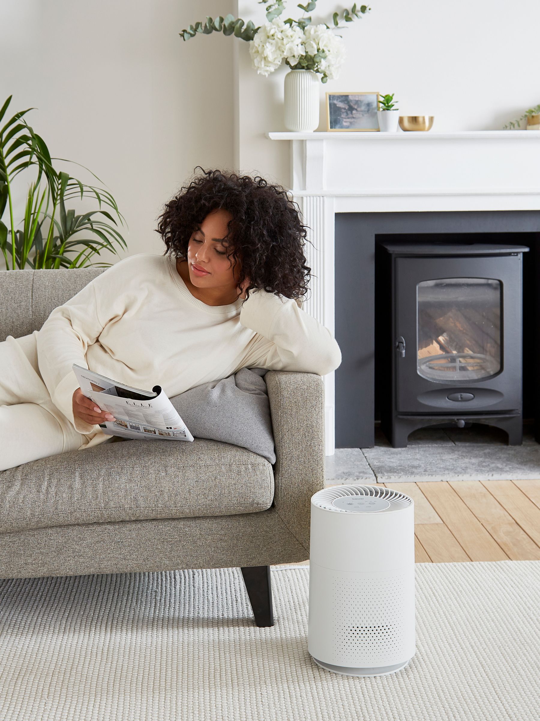 Beurer White Air Purifier with HEPA13 Filtration