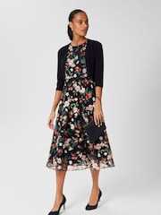 Hobbs Navy Blue Carrie Bolero - Image 2 of 4