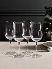 Clear Nova Wine Glasses Set of 4 Red Wine Glasses - Image 2 of 4