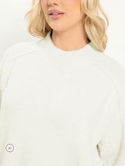 Yours Curve Cream Turtle Neck Jumper - Image 4 of 6