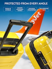 CRUW Yellow 24" Checked Luggage + Expandable Hold Bag Polypropylene Suitcase - Image 5 of 8