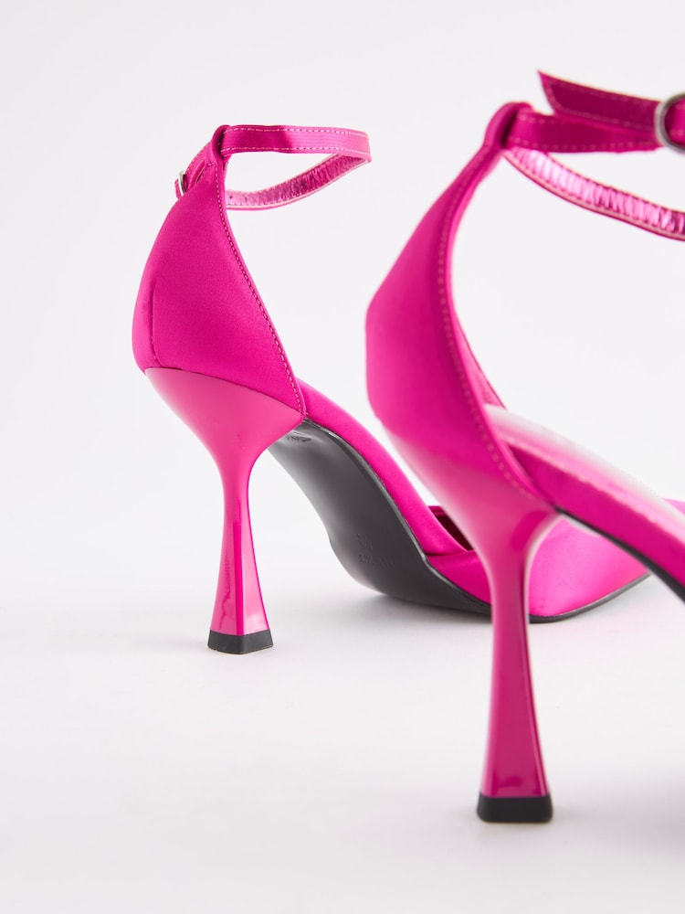Pink Forever Comfort® Bow Point Toe Heels - Image 10 of 10