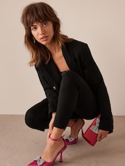 Pink Forever Comfort® Bow Point Toe Heels - Image 2 of 10