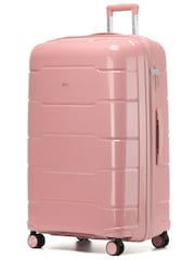 CRUW Pink Extra 32" Checked Luggage + Expandable Hold Baggage Polypropylene Suitcase - Image 1 of 8
