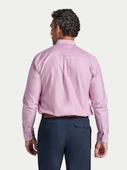 Raging Bull Pink Long Sleeve Classic Oxford Shirt - Image 3 of 4