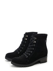 Moda in Pelle Batilda Cleated Lace up Hiker Black Boots - Image 2 of 4