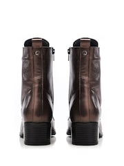 Moda in Pelle BEZZIE LACE UP LEATHER ANKLE BOOT - Image 3 of 4