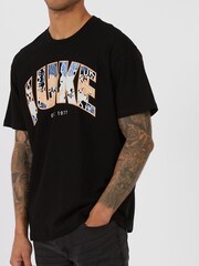 Luke 1977 X Nathan Dawe LAGANAS 100% Cotton Black T-Shirts - Image 1 of 7
