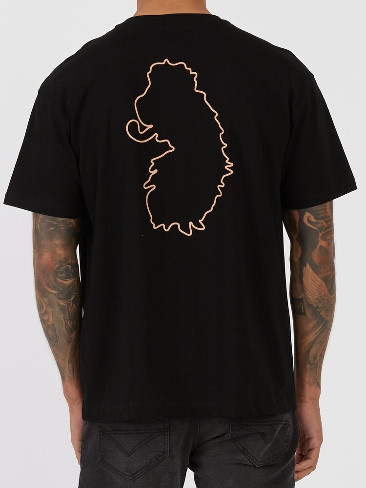 Luke 1977 X Nathan Dawe LAGANAS 100% Cotton Black T-Shirts - Image 2 of 7
